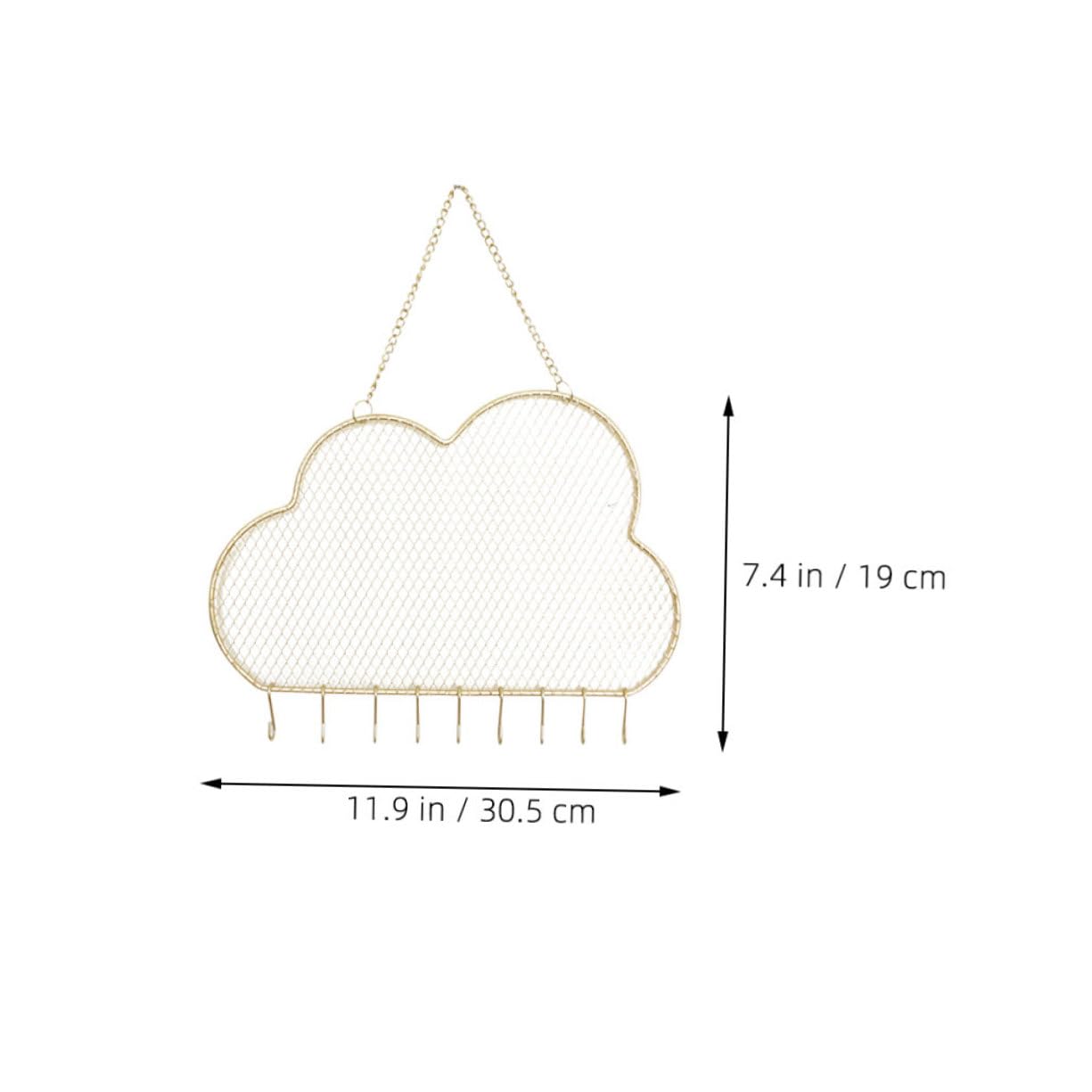 Gatuida 2 Stück Wandmontierter Ohrring organizer mit Gitter design Platzsparender Schmuckhalter zum Hängen für Schlafzimmer und Badezimmer Kompakter Schmuckdisplay für Übersichtliche