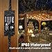 Palawell Outdoor Dimmer, 260W LED String Light Dimmer Remote Control, 100ft Range, Timmer Switch, Black