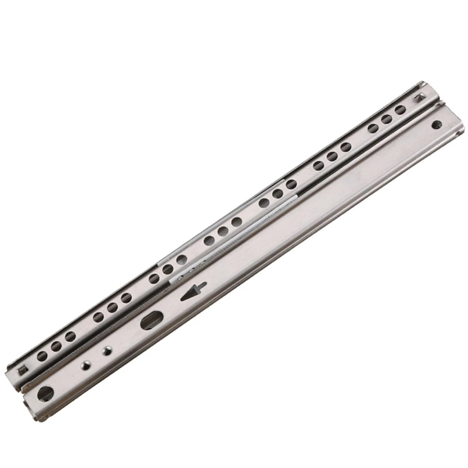 Drawer Track, 8"-16" Two Section Ball Bearing Drawer Slides Furniture Slide Steel Keyboard Cabinet Cupboard(342mm)