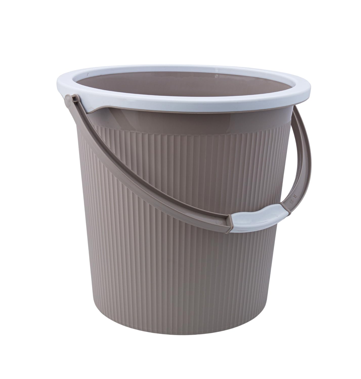 Dhwani Enterprise Plastic Round Double Moulded Unbreakable Bathroom Bucket 25 LTR (Ivory Brown) (B0DDJFZK9K) Amazon Price History, Amazon Price Tracker