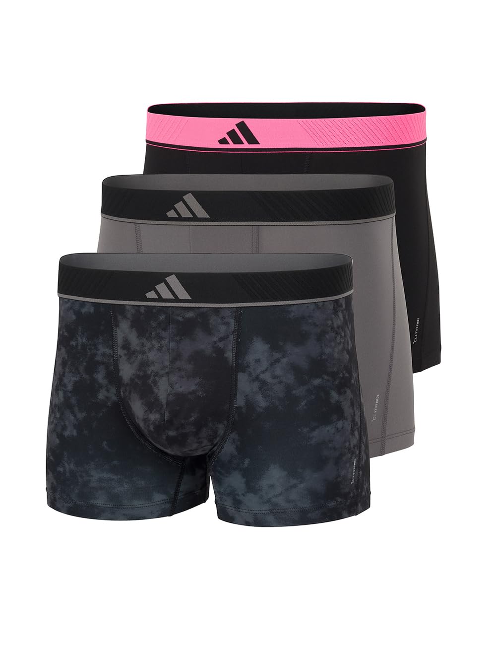 adidas Herren Trunk (3 Pack) - Active Micro Flex Eco - Boxershorts enganliegend - Bequeme Unterwäsche