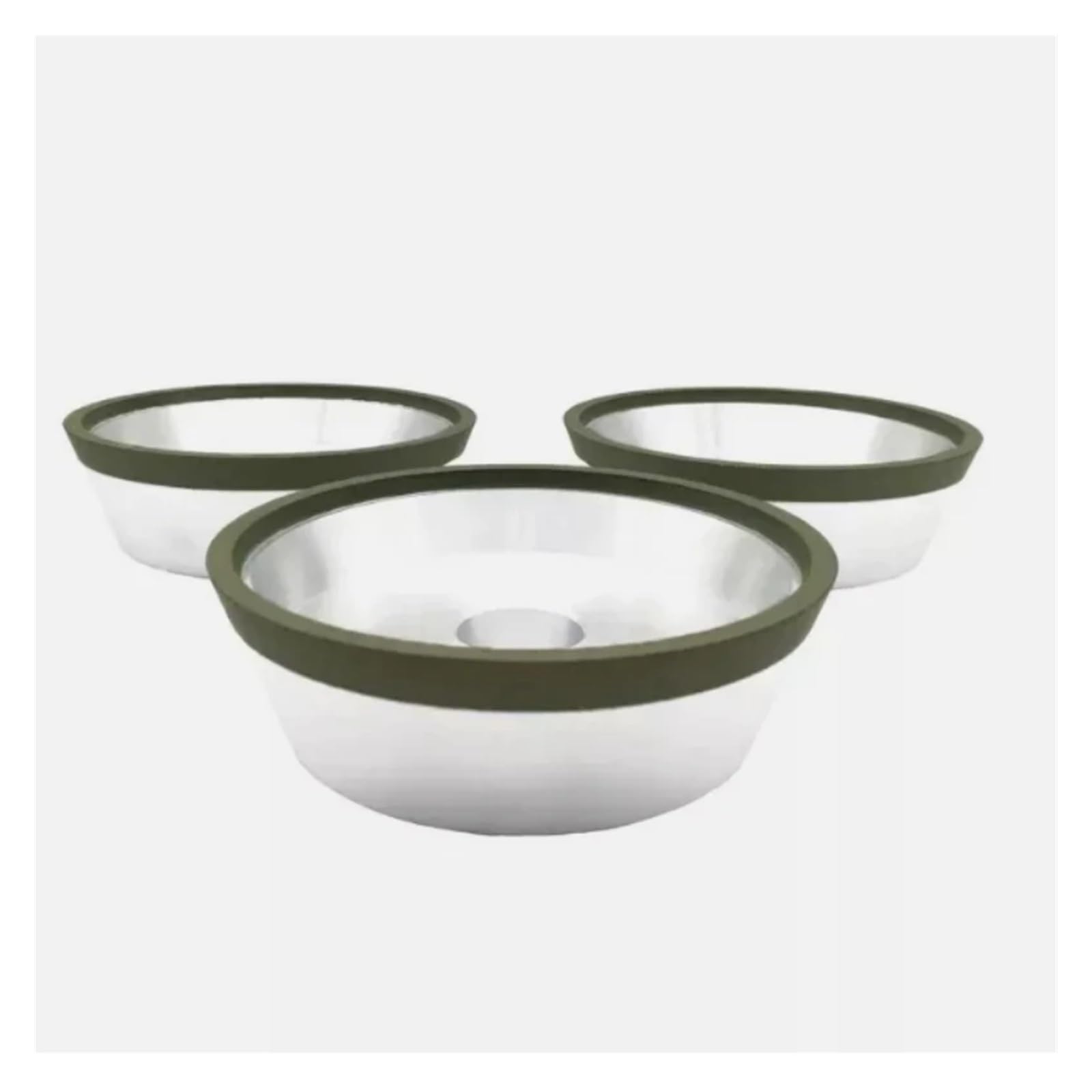 Adecuado for hierro fundido, muela abrasiva con volante de inercia 6" | Árbol de 1-1/4", tipo 11V9 - Copa acampanada, apto for hierro fundido(4 inch)