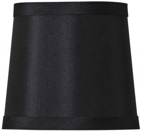Jeremiah Lighting SH36-5 Mini Lamp Shade, Raven Black