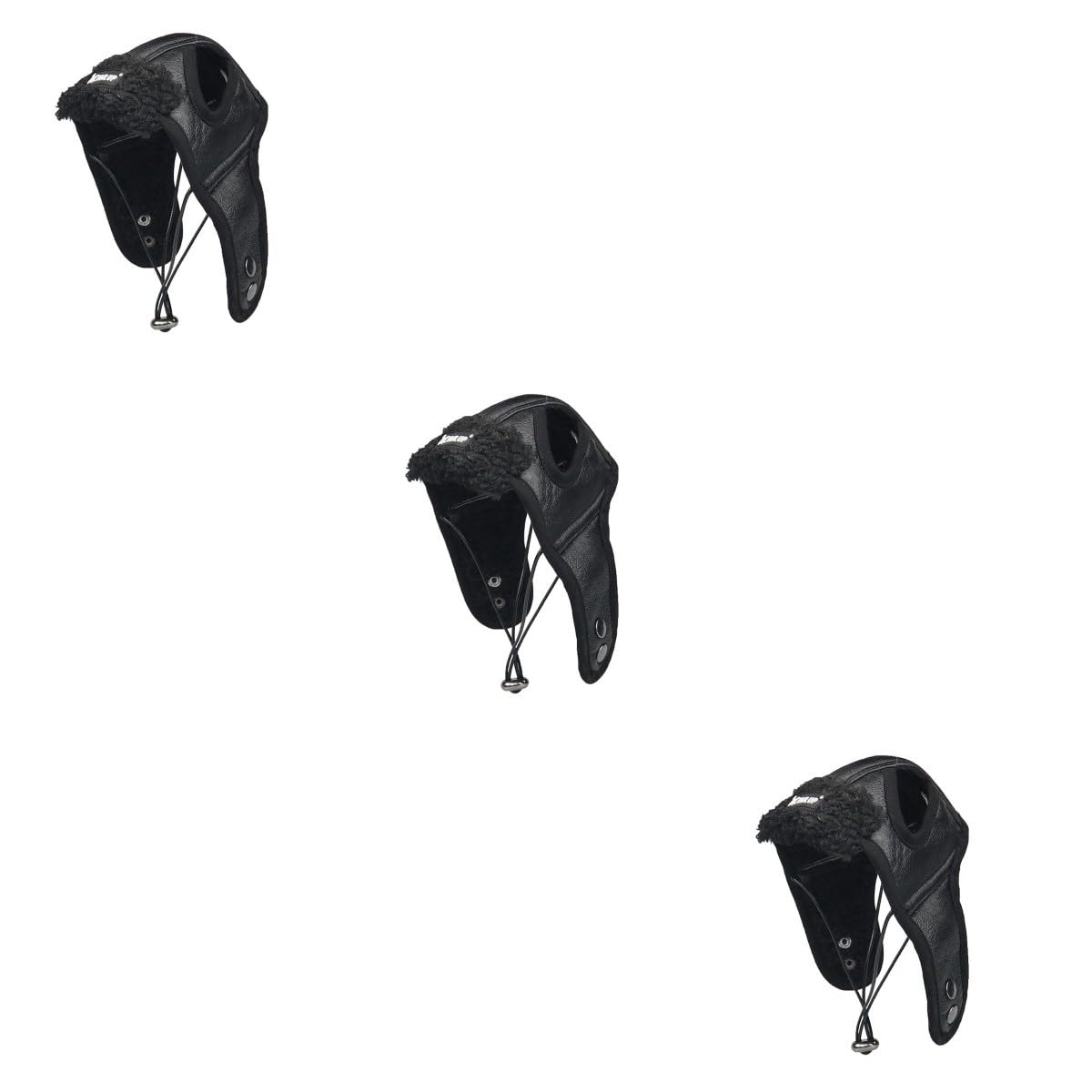BESPORTBLE 3piezas Sombrero De Piloto para Mascotas Color Negro Disfraz Creativo para Perros y Gatos Talla XL para Fiestas y Eventos Especiales