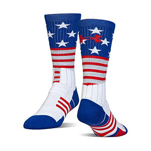 Under Armour Adult Unrivaled Stars & Stripes Crew Single Socks