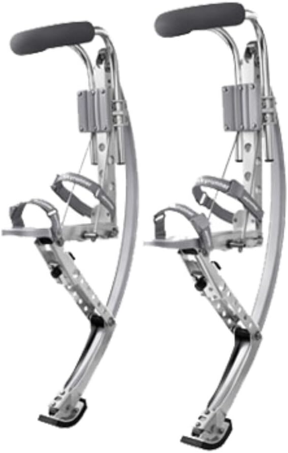 Adult Kangaroo Shoes Men Jumping Stilts Men Women Fitness Exercise Bouncing shoes … (Silver, Load weight:50~70kg/110~150 Lbs)