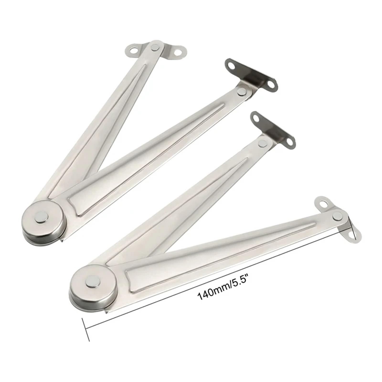 Cerniera Di Chiusura Del Mobile 2 pezzi Supporto for ante di armadietto Supporto for coperchio Cerniera Supporto for coperchio di mobili Cerniera con chiusura ammortizzata Ferramenta for mobili Per La