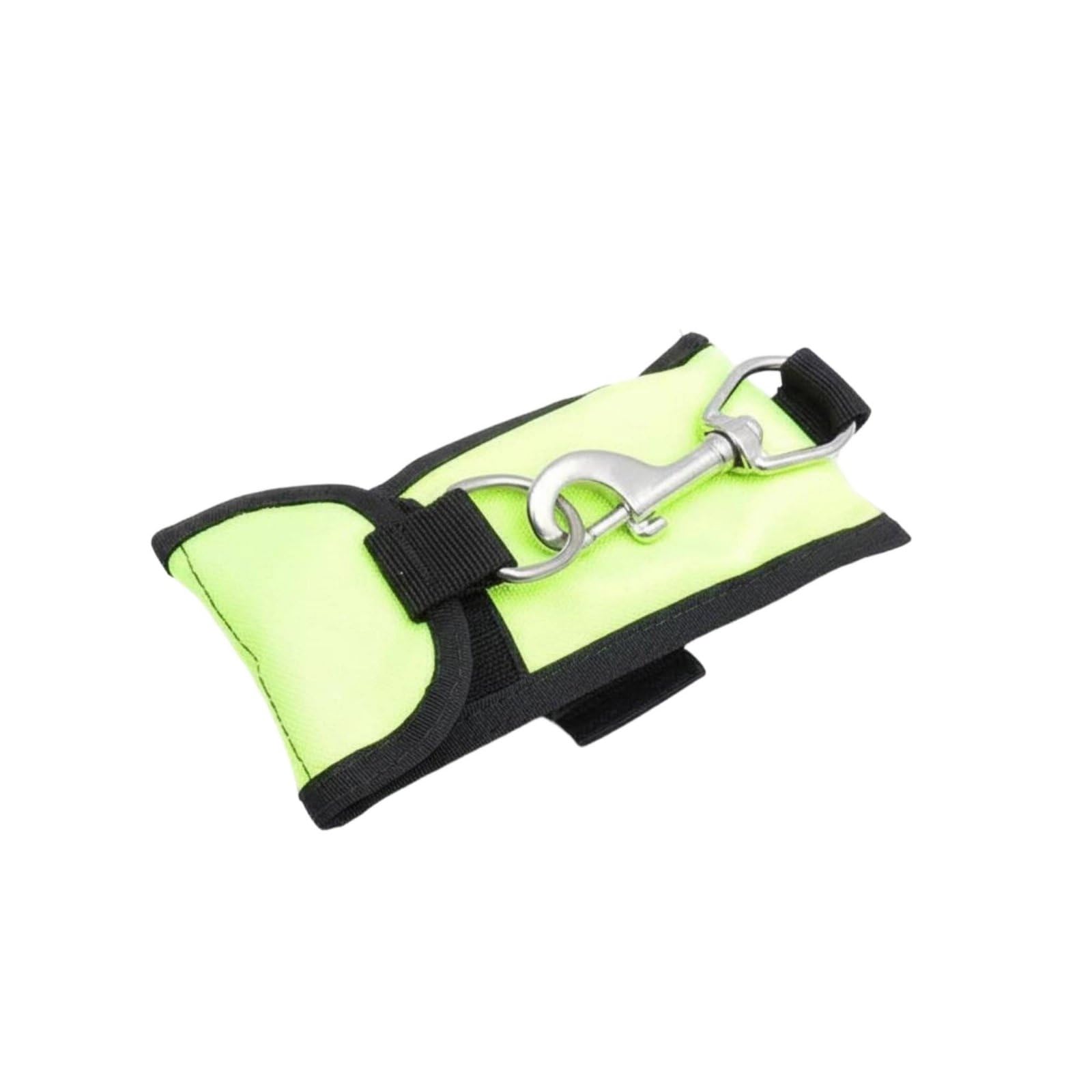 predolo BCD Strömungshaken inklusive Aufbewahrungstasche Riffhaken mit Gurtband und Tasche Schnellverschluss Riffhaken für Strömungstaucher, Strömungstauchen