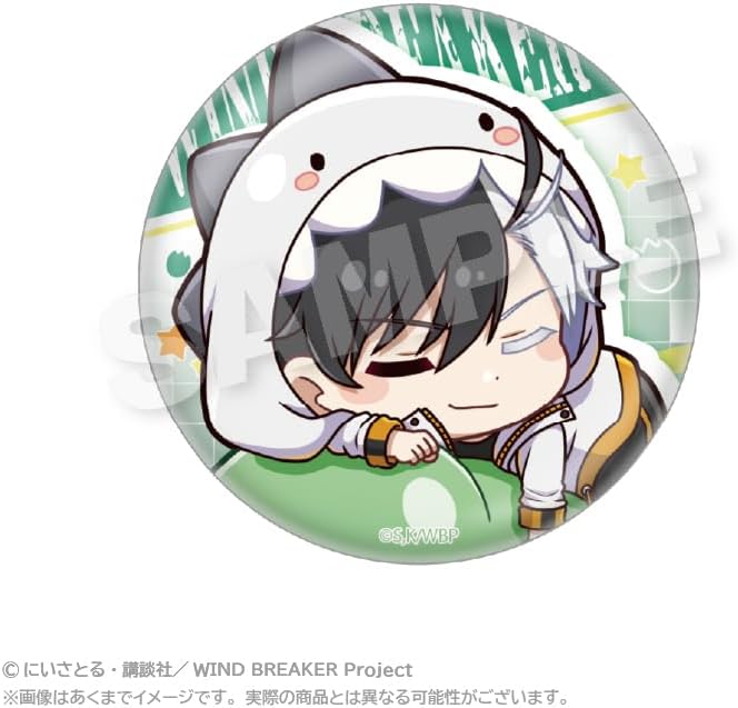 WIND BREAKER Trading Can Badge Gyaokore Version, Box of 8
