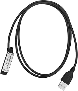 Acouto 5 V 24 chave RGB LED Light Strip controlo remoto USB efeito da lâmpada 6A controlador IR LED Strip 24 controlo remoto do controlo remoto (comprimento da linha 1 metro)
