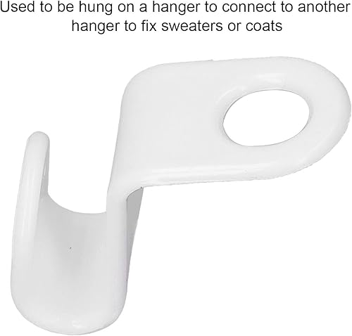 Miniatura 2 de Pilipane Ganchos de conector para colgar ropa, clips extensores de percha, mini ganchos en cascada para colgar ganchos de conexión en cascada de