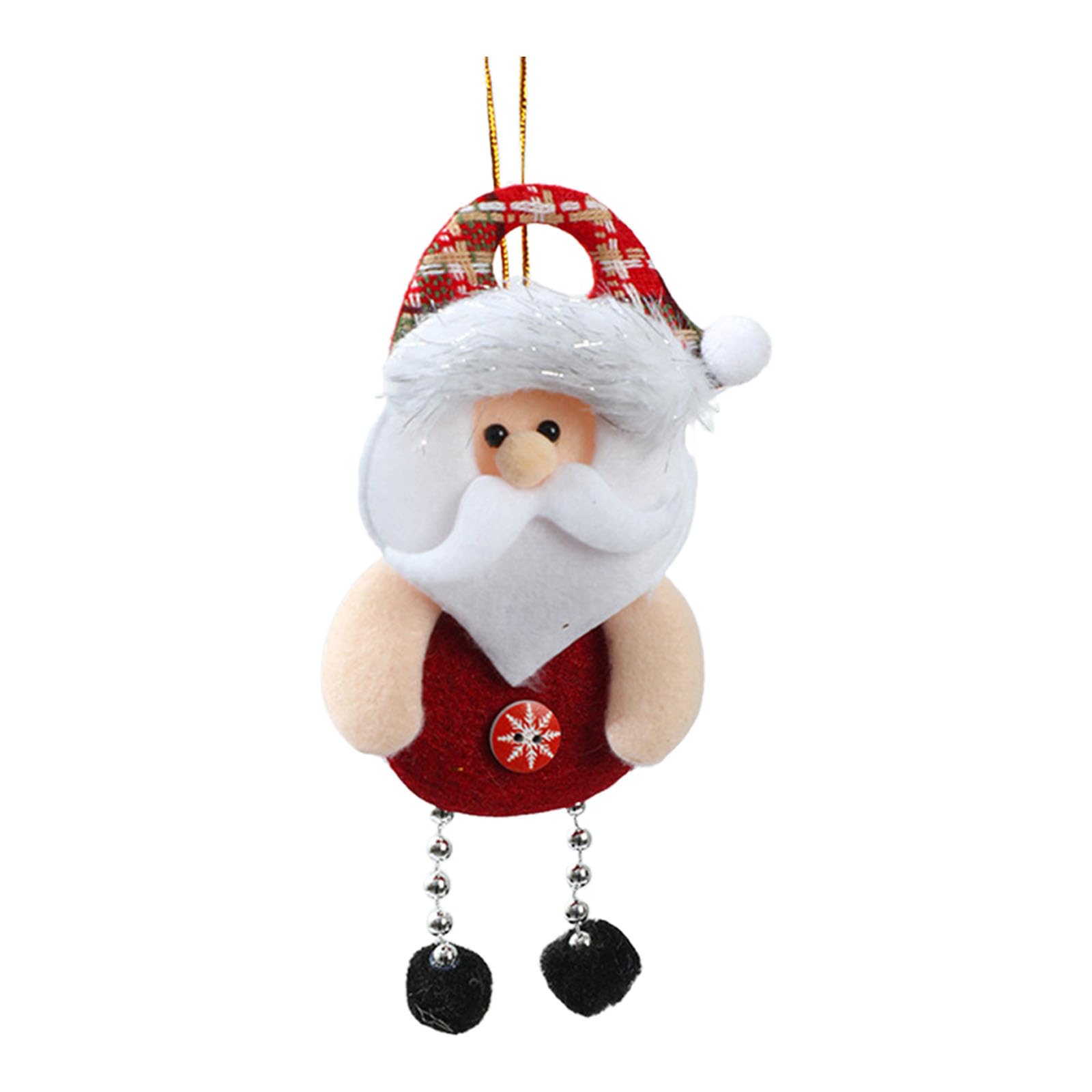 Lerpwige Handmade Christmas Figurines Santa/Snowman/Deer/Bear Nonwoven Fabric Decor For Terrariums Gardens & Tabletop Scenes Nonwoven Fabric Santa/snowman/deer/bear Party Supplies
