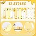 Chiisong 12 Pieces Bee Sticky Notes Bee Notepads Gifts 3x4 Inch Adhesive Honey Memo Notes for Women to Do List for Memo Reminder List for Office Home Supplies Teachers Gift
