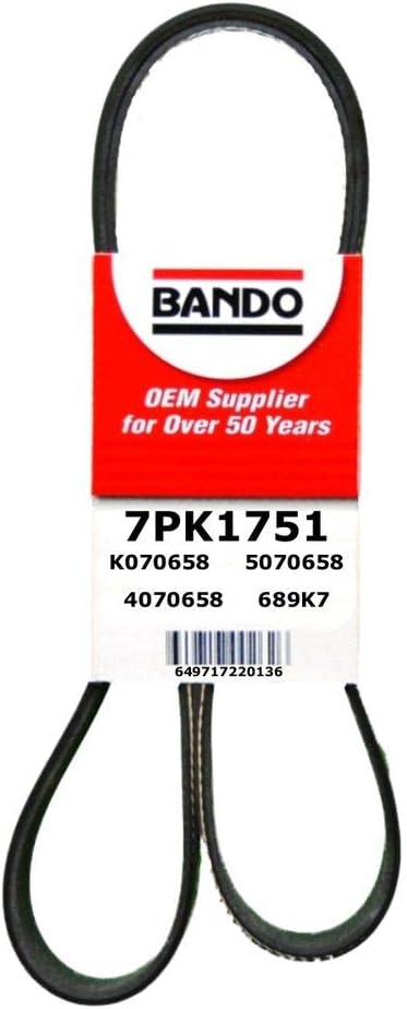 Bando USA 7PK1751 OEM Quality Serpentine Belt