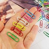 FZGUSYAF 120PCS Paperclips 28MM Assorted Colours Clamps for Office Supplies Home - Image 6