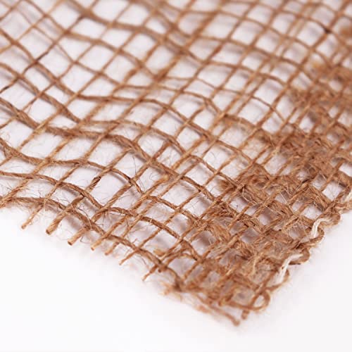 Aquagart Jutegewebe 105g/m² Jutematte Gartenjute Jute Stoff für Dekoration Haus und Garten Sackleinen Juteband für Pflanzen Winterschutz natürliches Gewebe Wurzelschutz verschiedene Längen (5m x 1m)