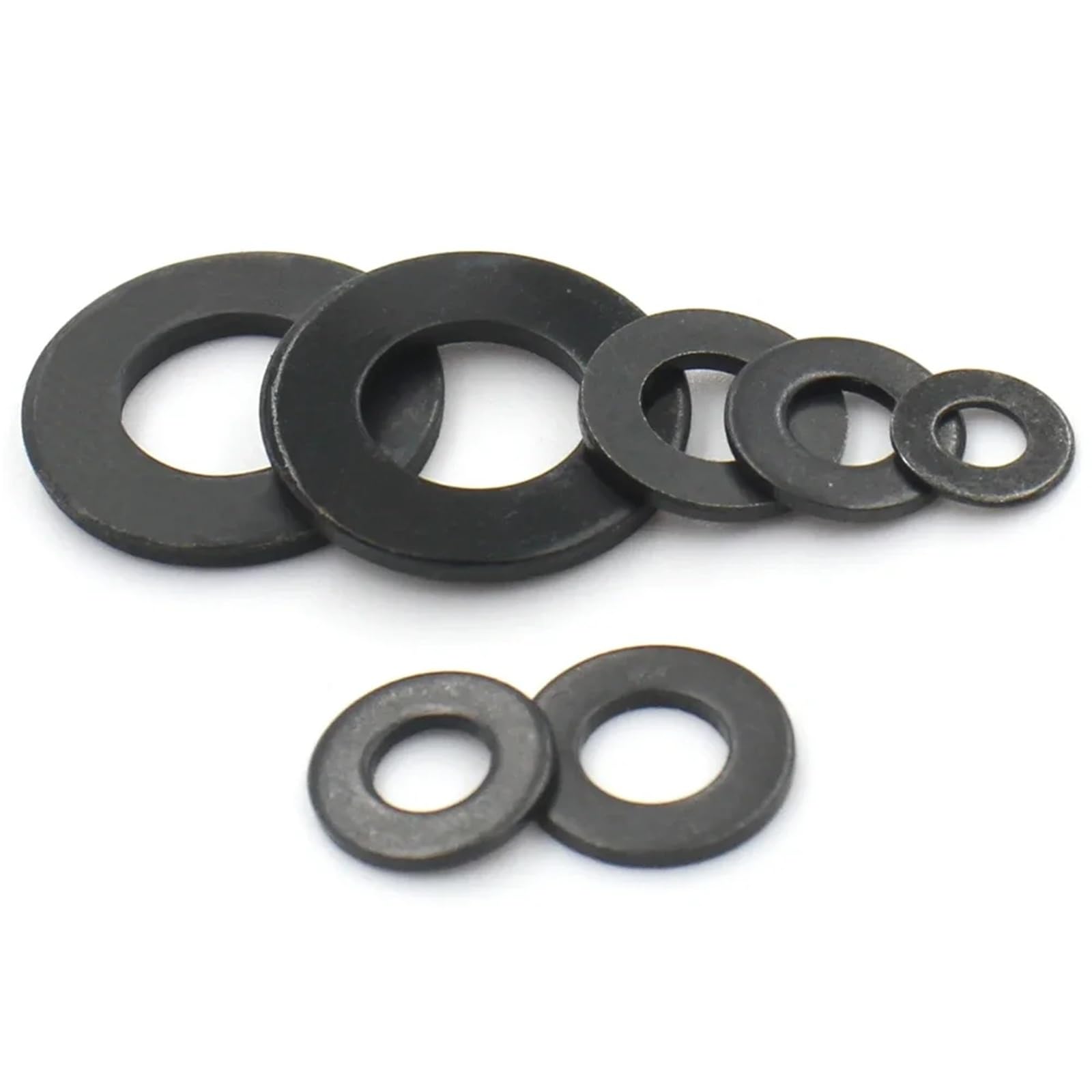 arandelas planas de acero al carbono, Junta plana de acero al carbono de grado 8.8, M2-M45(M10x30x2.5 x 10pcs)
