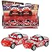 Disney/Pixar Cars, 2015 Race Fans Die-Cast Vehicles, "Superfan" Mia and "Superfan" Tia #7/9 and 8/9, 1:55 Scale