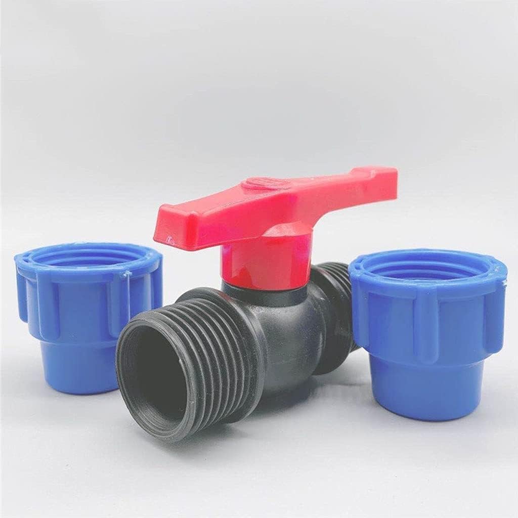 Colector de manguera de latón Válvula en forma de Y 20/25/32/40/50/63 mm Tubería de agua de plástico Conector de válvula rápida Tubo de PE Accesorios de válvula de bola Válvula unidireccion