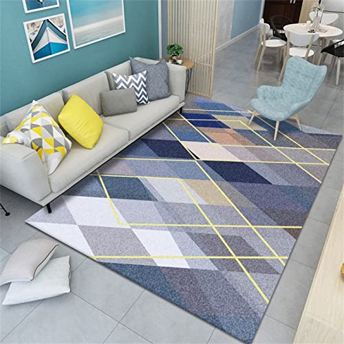 Tapis chambre coucher geometrique 160x200cm aux finitions soignées