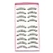 Produktbild Bluelans® 10 Paar Lang Kreuz Falsche künstliche Wimpern Dick Schwarz Eyelasches Wimpernverlängerung
