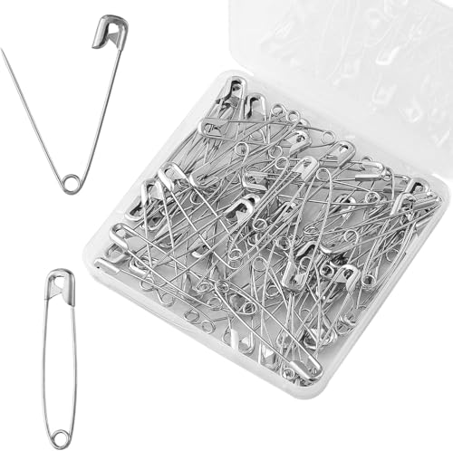 DGTANGYIN 30PCS 3 inch Silver Safety Pins - Your Versatile Pinning Solution for Sewing, Crafts & More