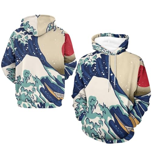 Sweats à capuche manche longue UMENG Unisexe Hoodie pull taille S imprimé - 7
