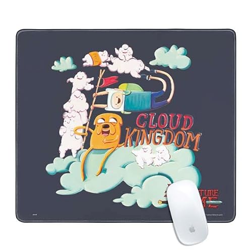 Skinit Medium Gaming Mouse Pad - Officially Licensed Cloud Kingdom Design with Stitched Edges, Waterproof, Non-Slip Rubber Base, Desk Mat for Keyboard & Mouse, 17.7" x 15.75" inches