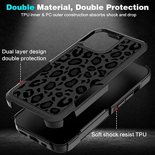 Loqupe Designed For Iphone 11 Pro Max Case, Heavy-Duty Tough Rugged Lightweight Slim Shockproof Protective Case For Iphone 11 Pro Max 6.5 Inch,Women Girls,Cute Cheetah Leopard Pattern #TOP5
