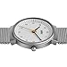 Braun Ladies 3-Hand Analogue Quartz Watch, White Dial and Steel Milanese Mesh Strap, 33mm Stainless Steel Case, Model BN0031WHSLMHL.