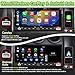 Pyniro Universal Single Din Car Stereo with Wireless CarPlay & Android Auto, 6.86