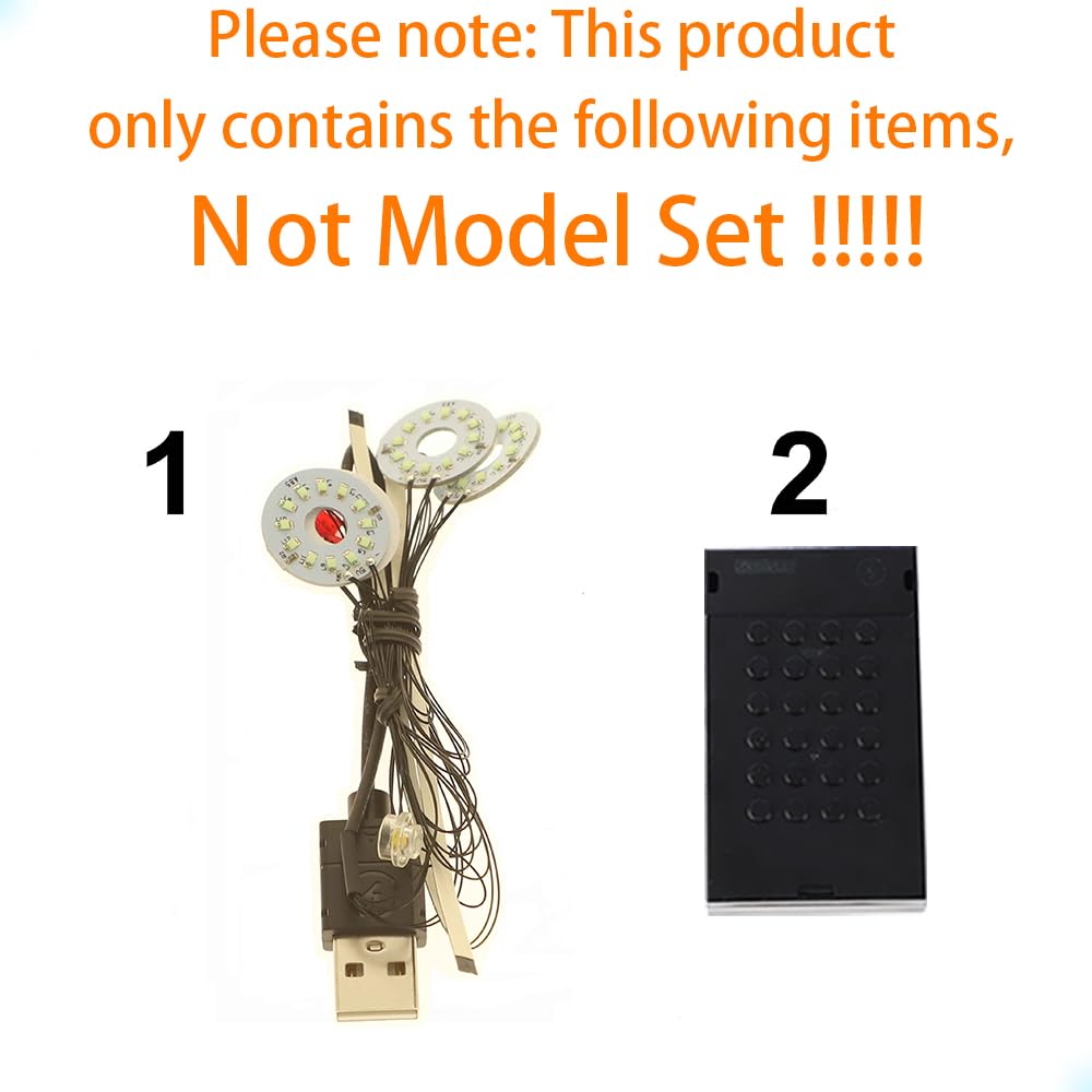 GEAMENT LED Light Kit Compatible with LEGO Williams Racing FW14B & Nigel Mansell Building Blocks Model - Lighting set for Icons 10353 (Model Set Not Included) - Image 3