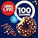 Fiber One 100 Calorie Donuts, Chocolate, 3g Sugar, 4 Count, 3.28 oz