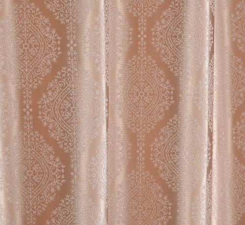 Image of Premium Polyester Fabric Curtains 9 Feet Set of 3 for Living Room | 4x9 feet Long Door Curtain | Brown Color Parde