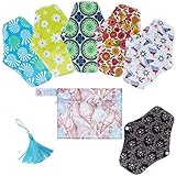 🌸Alta calidad: Material de fibra de bambú, transpirable, super absorbente, funciones antibacterianas, evitar fugas de capas de PUL,fuerte resistencia a la abrasión. Capa interior de Super absorbente de micro fibra para mantener dry Feel