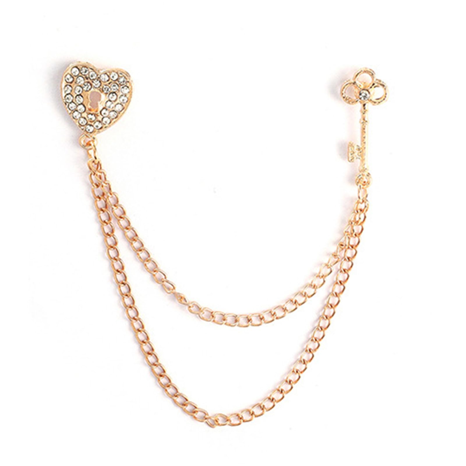 MICFENY Stylish Unisex Heart Pendant Necklace With Practical Metal Chain Fashion Accessory For Everyday Wear