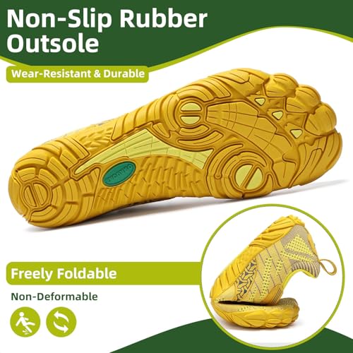 Image of SAGUARO Womens Mens Barefoot Shoes Minimalist Trail Runner Wide Toe Box Zero Drop Outdoor Cross Training Shoe