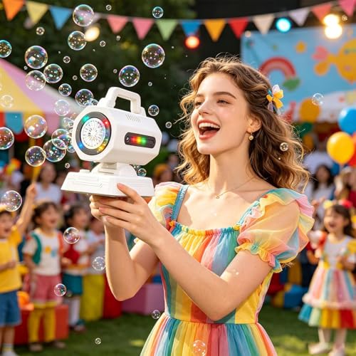 Machine à bulles télécommande pour animer facilement vos soirées - 2