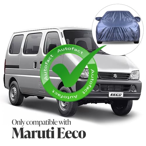 Image of Autofact Premium Car Cover for Eeco | All Weather Water-Resistant Full Body Car Cover | Light-Weight Triple-Stitched Outdoor Shield with UV Protection, Dustproof & Heat-Resistant