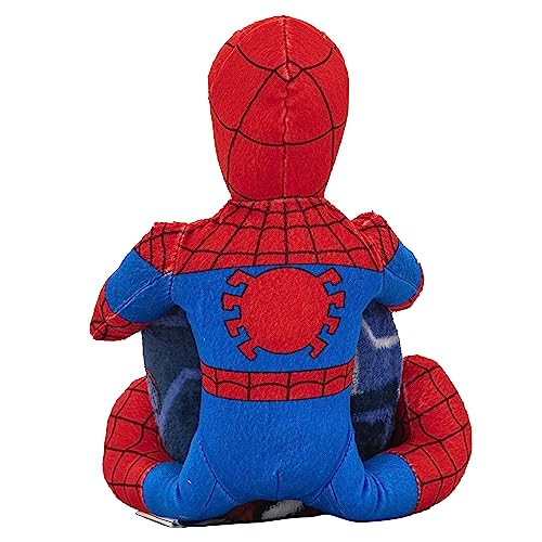 Northwest Character Hugger Pillow & Silk Touch Throw Blanket Set, 40" X 50", Spider-Man - Fearless Spidey #TOP3