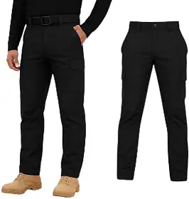 Calça Tática Anti‑Rasgo Thunder Poly Stop 6 Bolsos Estilo Militar Perfeita para Escalada Pesca Trilha Esportiva.