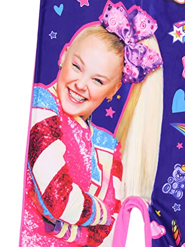 JoJo Siwa Girls' Can Do It All Zipper Kids Sleeper Union Suit Pajama Outfit4