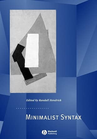 Minimalist Syntax book cover