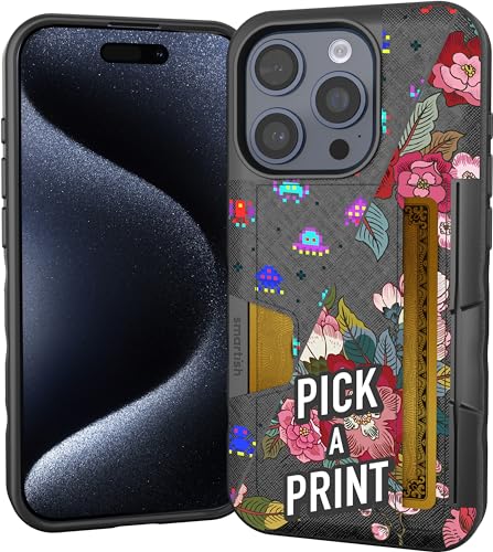 Smartish iPhone 15 Pro Wallet Case, Wallet Slayer Vol 2, Custom Print