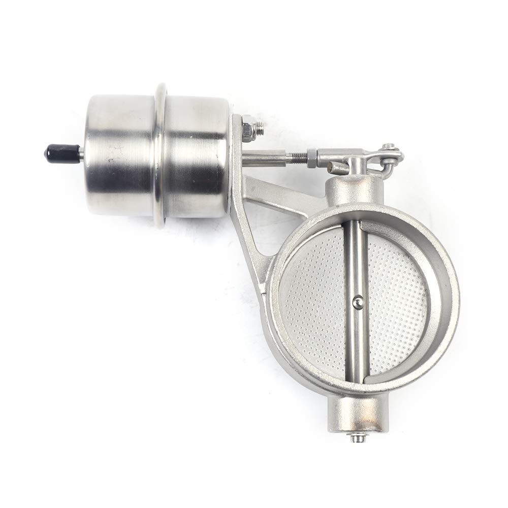 2.5 "63mm clapet d'échappement en acier pression négative fermé vide télécommande pour voitures à essence
