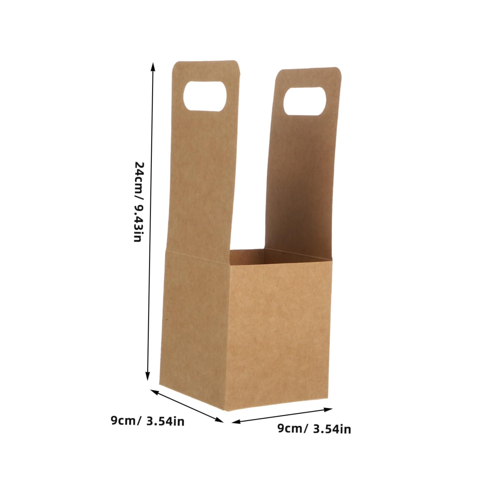 COLLBATH Takeout Cup Holder Drink Carrier Handle Foldable Cup Carrier for Hot Cold Beverages