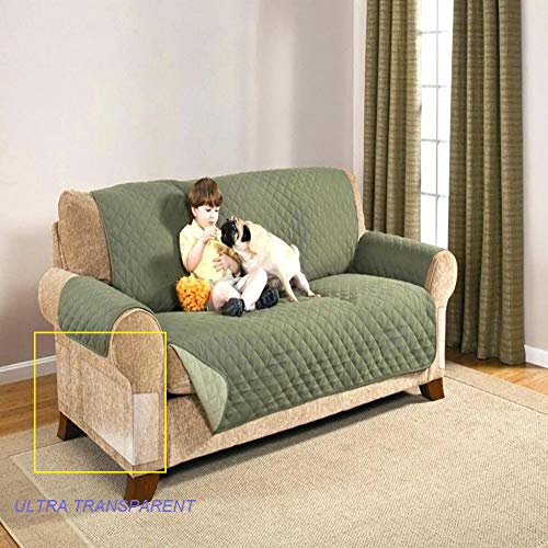 8 Pcs Furniture Protectors from Cats, Cat Scratch Deterrent, Couch Protector 4 Pack X-Large (17"L 12"W) + 4 Pack Large (18"L 9"W) Cat Repellent for Furniture, Stop Pets from Scratching Furniture Couch - Image 3