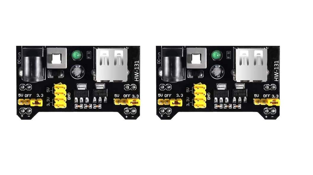 Scriptronics MB102 Breadboard Power Supply Module 3.3V/5V for Arduino Board Solderless Breadboard (Pack of 2) (B08R7X7PBF) Amazon Price History, Amazon Price Tracker
