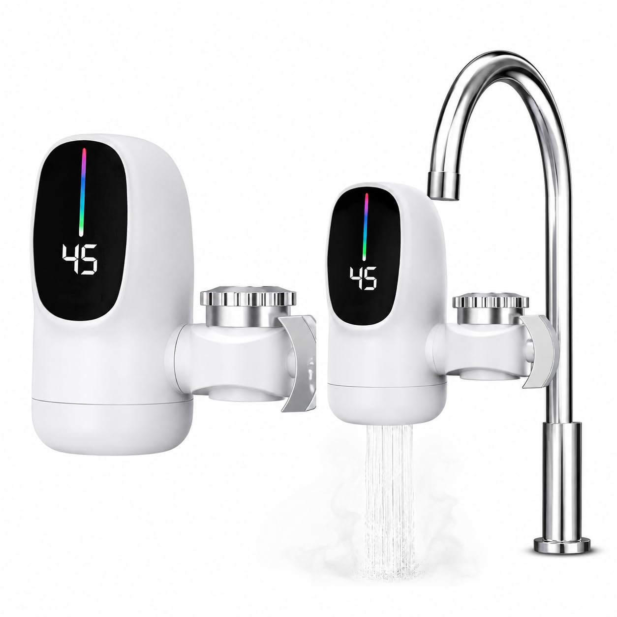 DRUMSTONE WINTER 5 Years Warranty Instant Hot & Cold Electric Water Heater Faucet 3000W Fast Heating Tap with LCD Temperature Display 30–60°C Adjustable Temperature Control for Kitchen Bathroom White-image-40