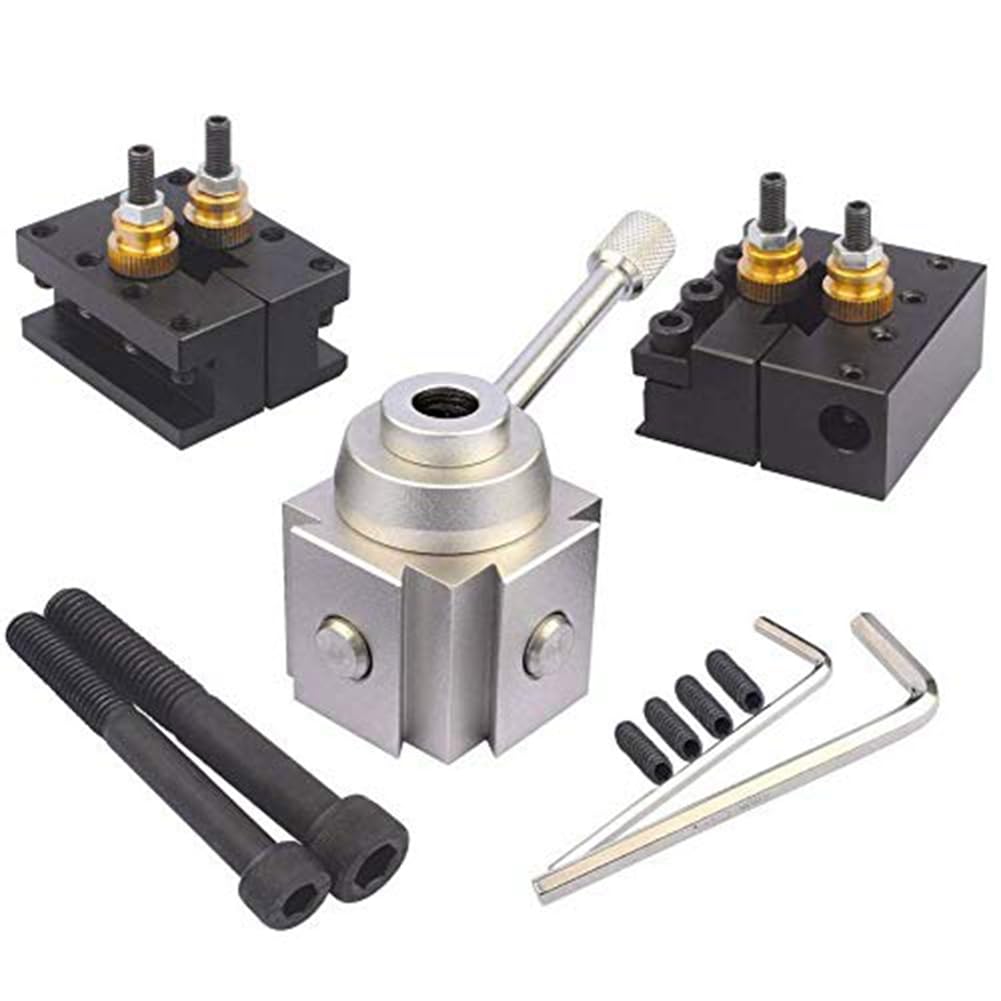 Mini Torno Portaherramientas de Cambio RáPido y Portaherramientas Portaherramientas Multifid Portaherramientas, Kit de Herramientas 120034,